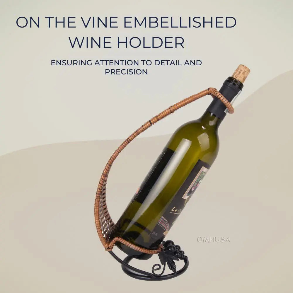 On the Vine Embellished Wine Holder