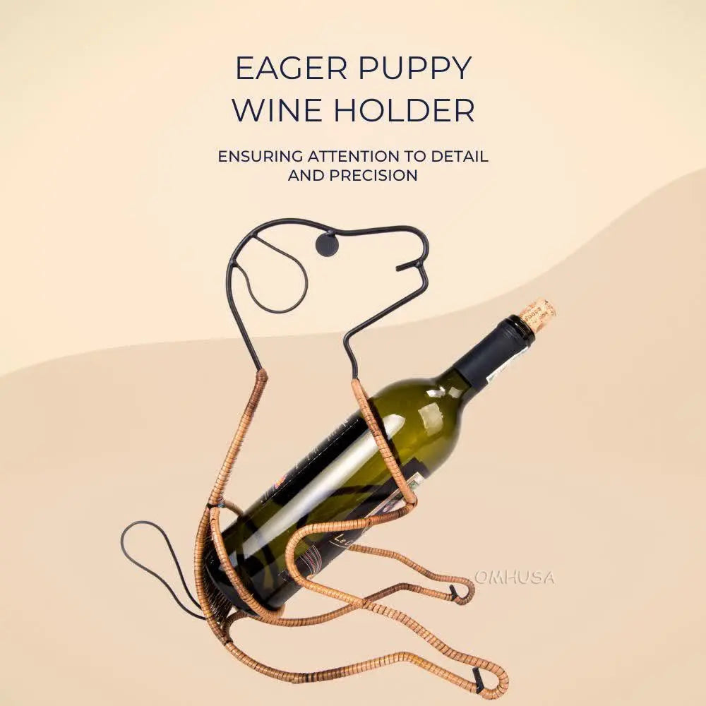 Eager Puppy Wine Holder