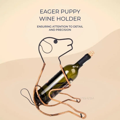 Eager Puppy Wine Holder