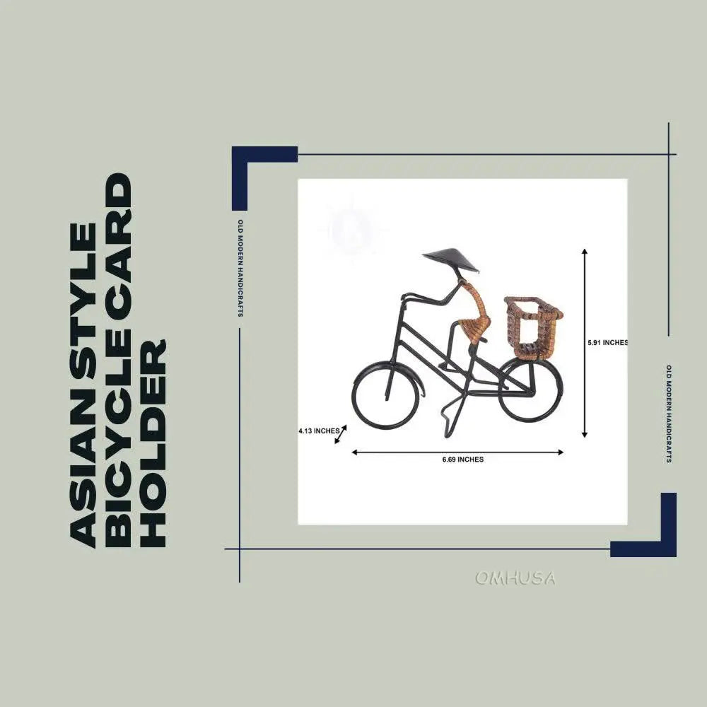 Asian Style Bicycle Card Holder