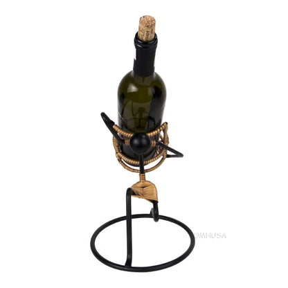 Holding Up the Heavens Unique Wine Holder