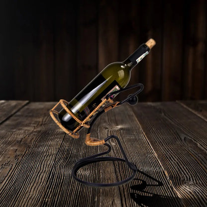 Holding Up the Heavens Unique Wine Holder
