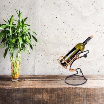 Holding Up the Heavens Unique Wine Holder