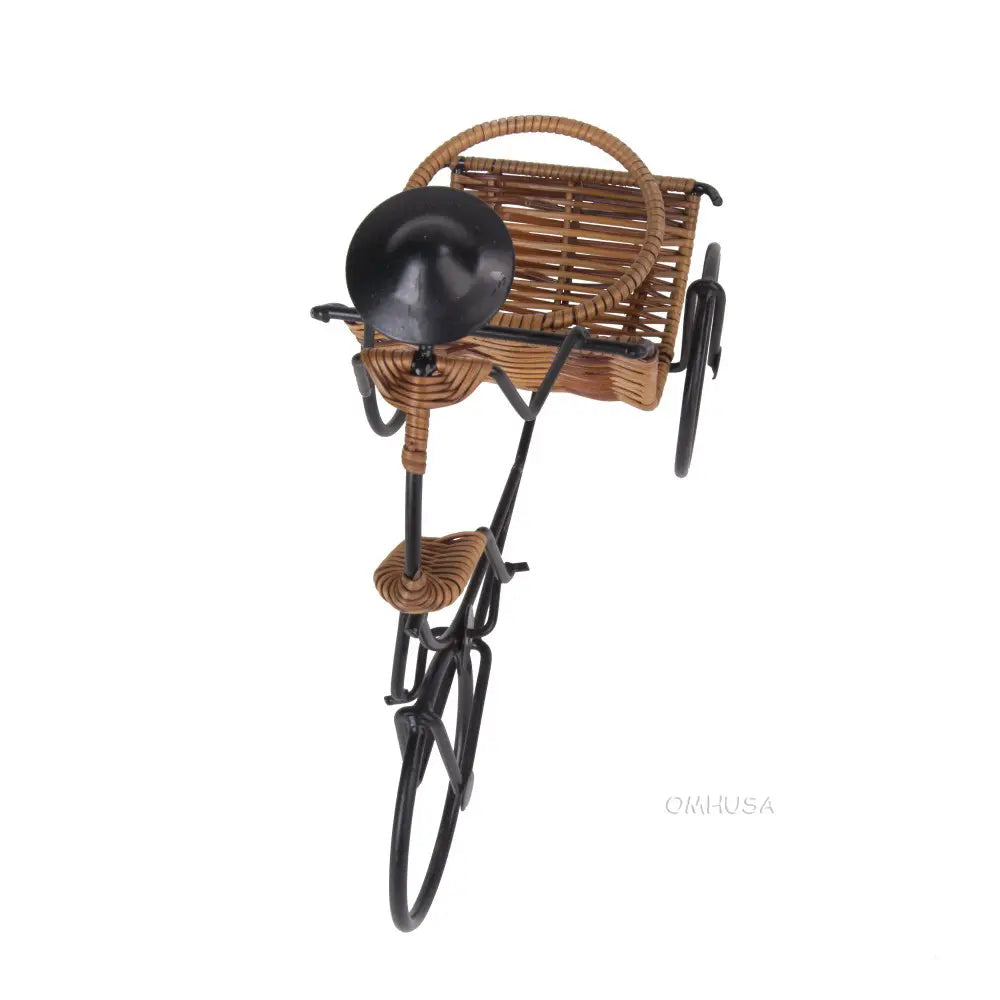 Asian Style Rickshaw Cyclist Wine Holder
