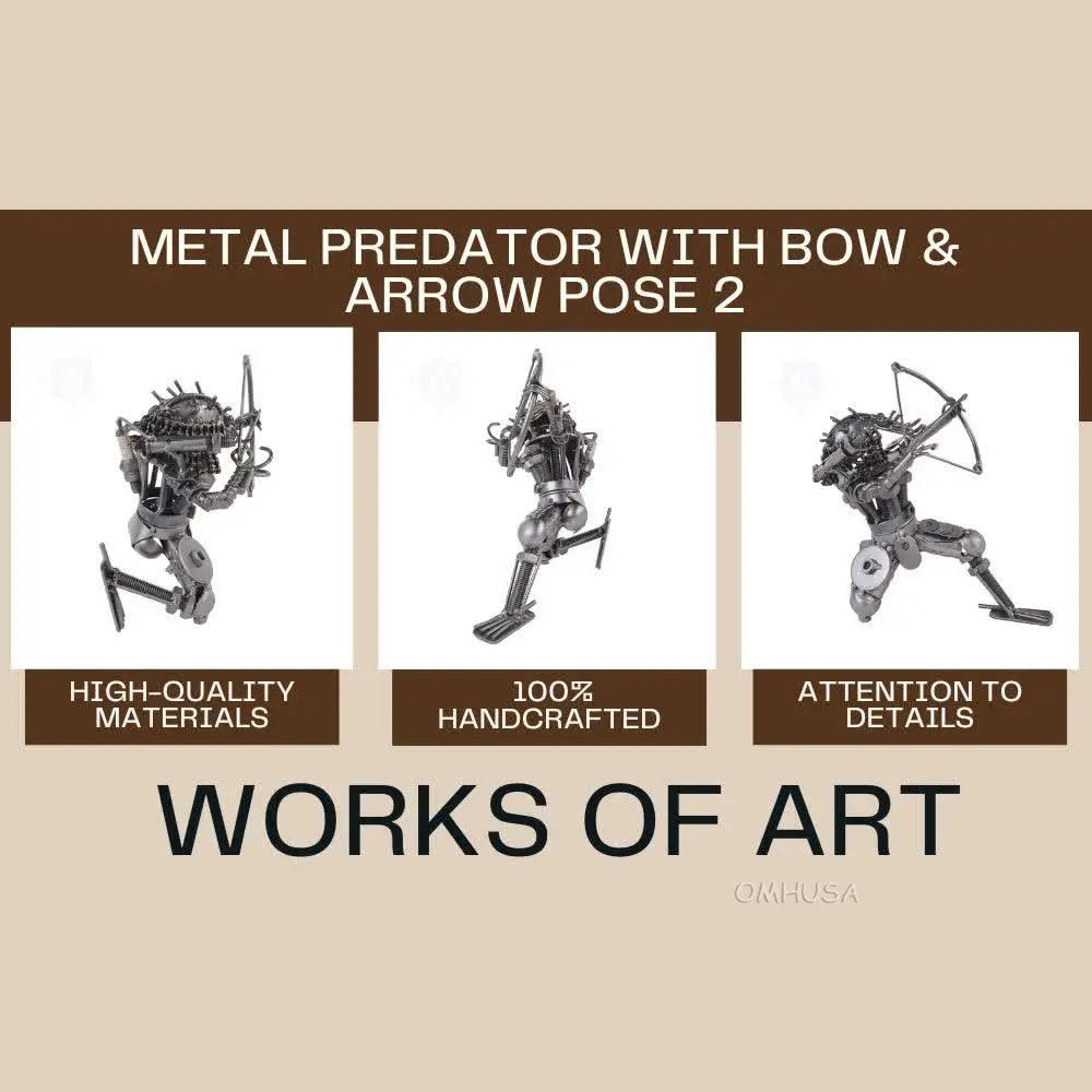 Metal Predator with Bow & Arrow Pose 2