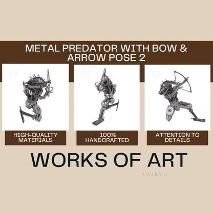 Metal Predator with Bow & Arrow Pose 2