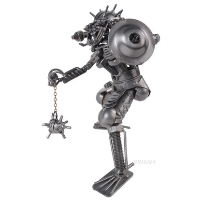 Metal Predator with Chain Flail & Shield