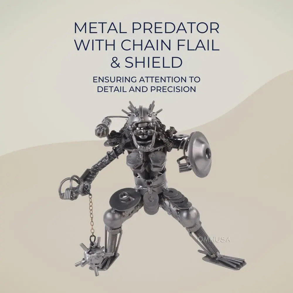 Metal Predator with Chain Flail & Shield