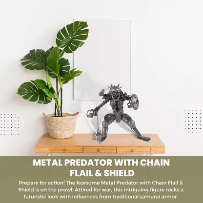 Metal Predator with Chain Flail & Shield