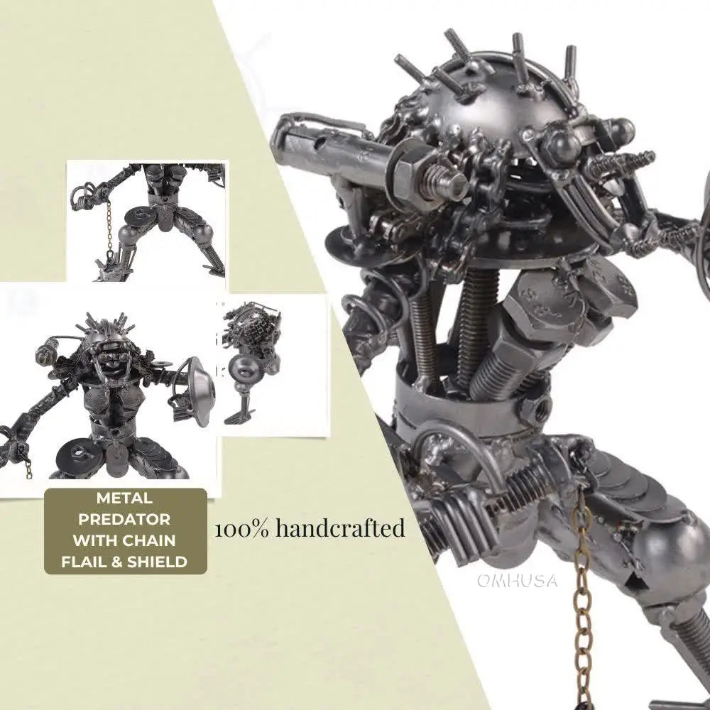 Metal Predator with Chain Flail & Shield