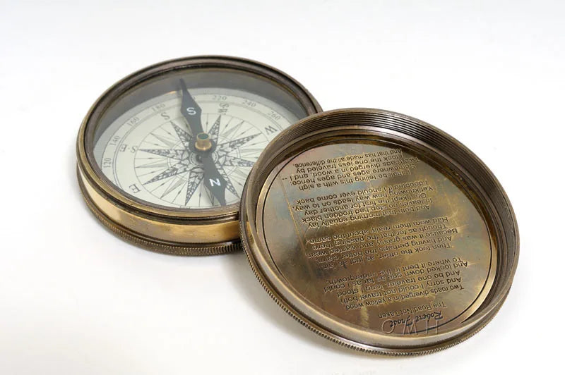 Beetles Compass w leather case – Captain Heritage