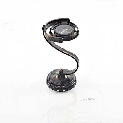 Gimbaled Compass on brass stand