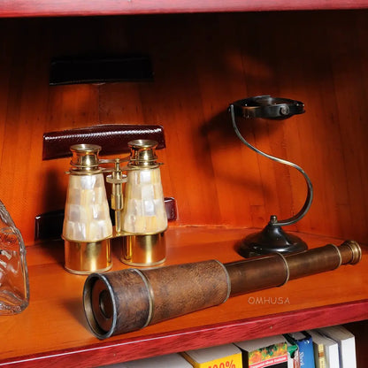 Gimbaled Compass on brass stand