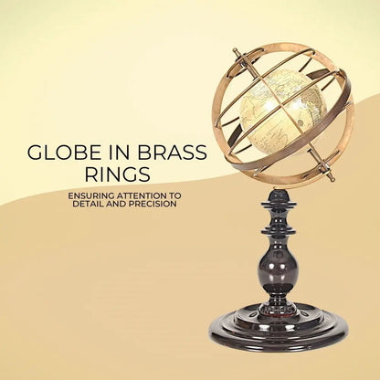 Globe en anneaux de laiton