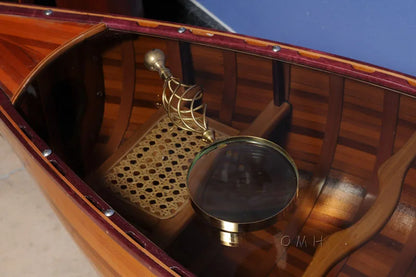 Magnifier in wood box- 5 inches