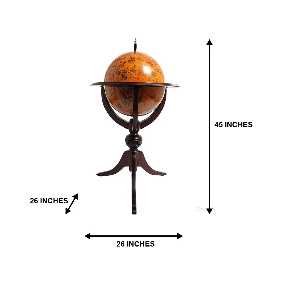 Globe bar 17 3/4 inches - 3 legs