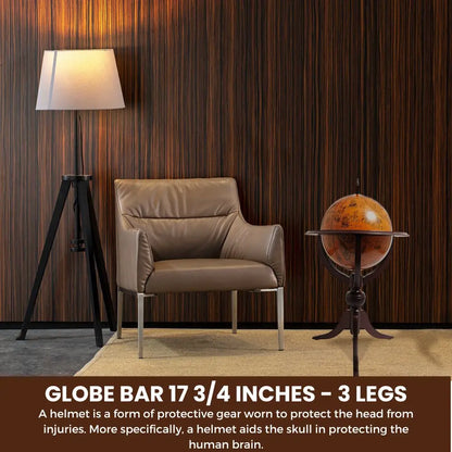 Globe bar 17 3/4 inches - 3 legs