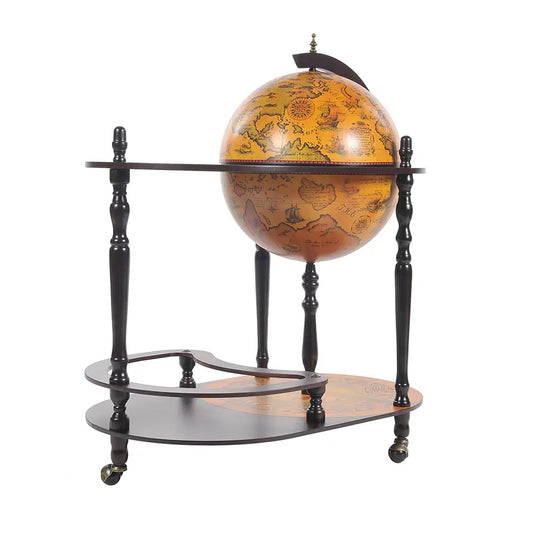 Globe drink trolley 16.5 inches - Red