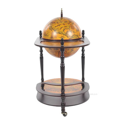 Globe drink trolley 16.5 inches - Red