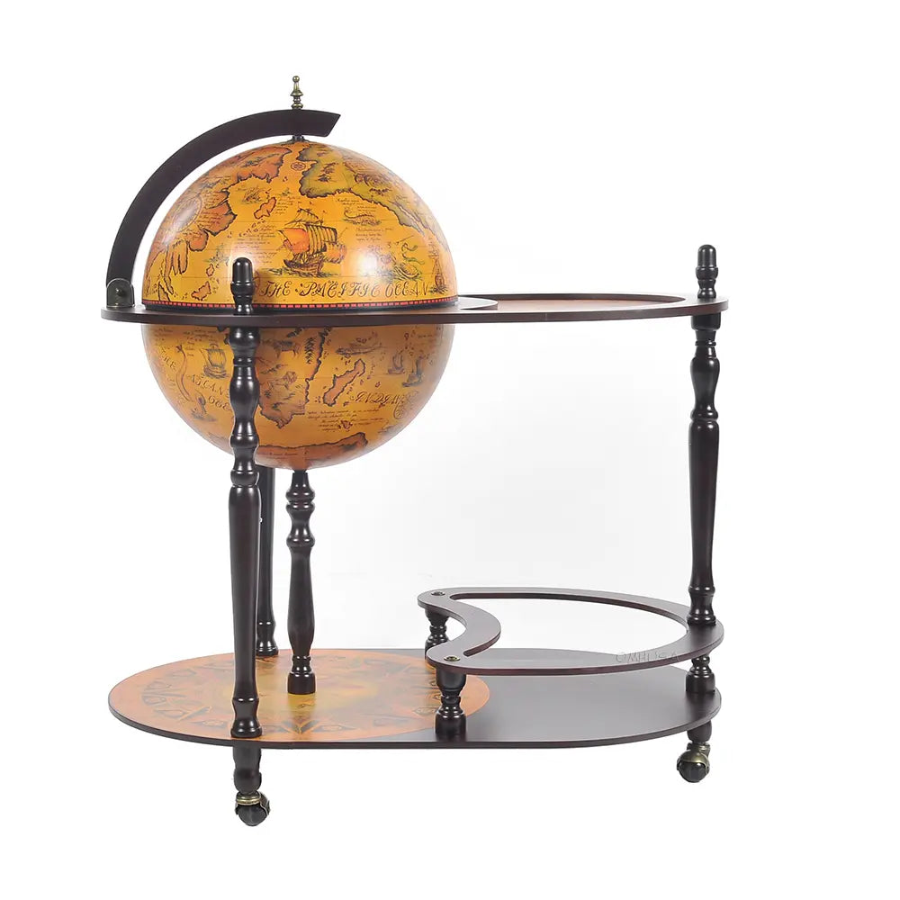 Globe drink trolley 16.5 inches - Red