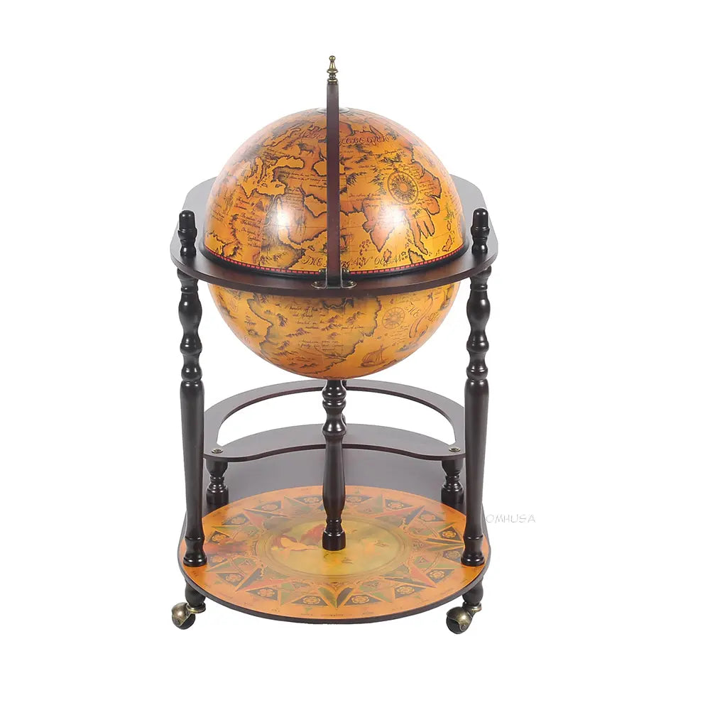Globe drink trolley 16.5 inches - Red