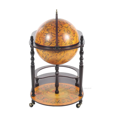Globe drink trolley 16.5 inches - Red