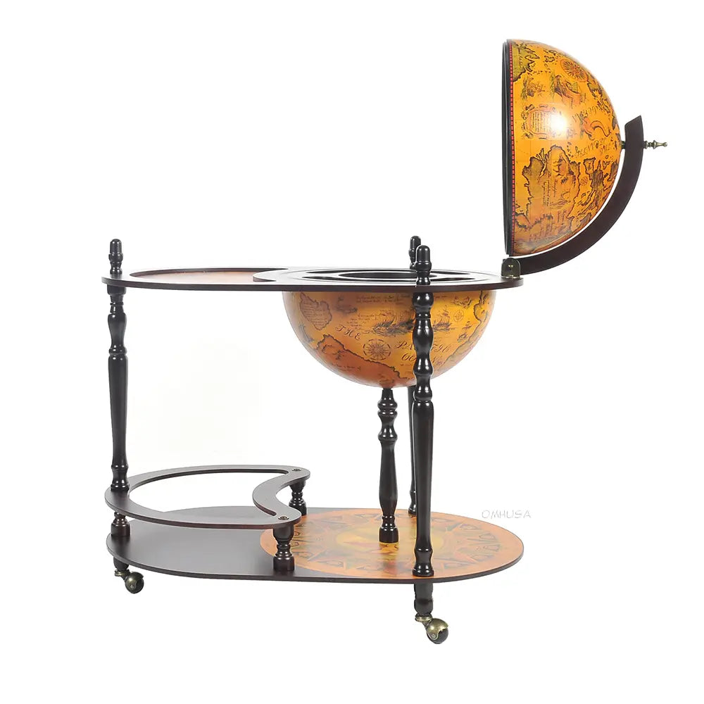 Globe drink trolley 16.5 inches - Red