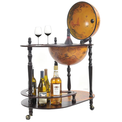 Globe drink trolley 16.5 inches - Red