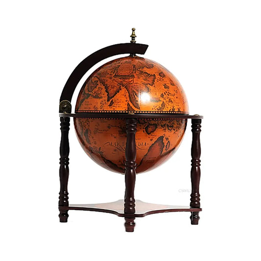 Küre bar 33 cm - 4 ayaklı sehpa - kırmızı