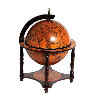 Bar globe 33 cm - 4 pieds - rouge