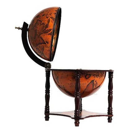 Bar globe 33 cm - 4 pieds - rouge