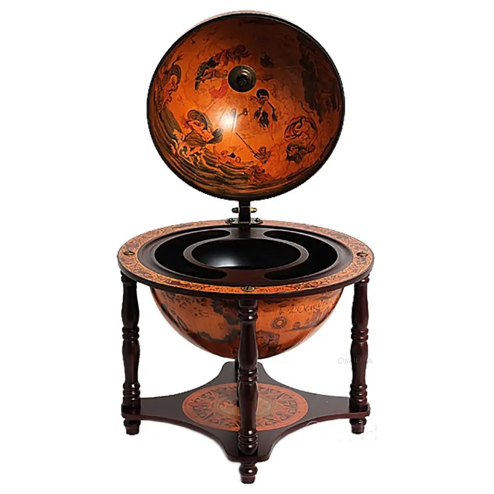 Bar globe 33 cm - 4 pieds - rouge