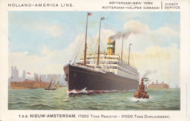 SS Nieuw Amsterdam 36 inches boat model