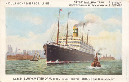 SS Nieuw Amsterdam 36 inches boat model