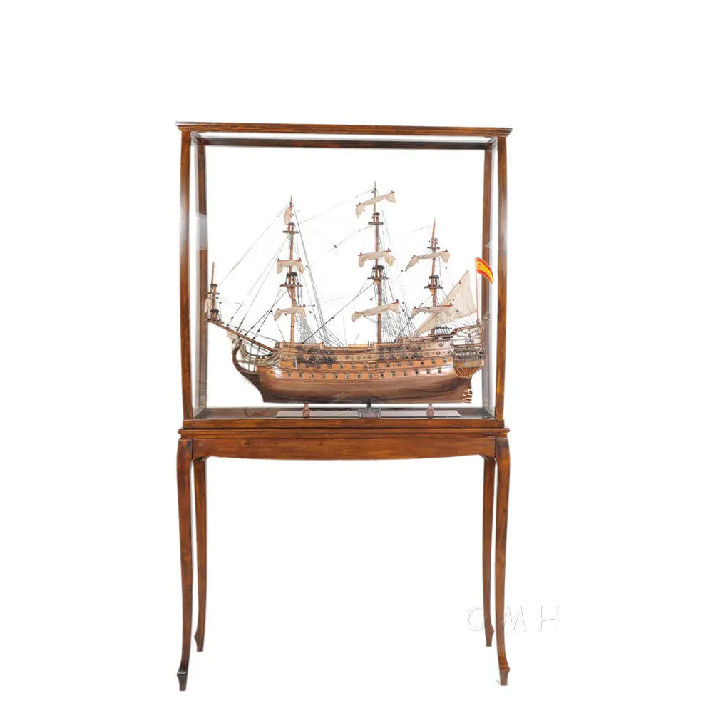 Floor Display Case- Classic Light Brown