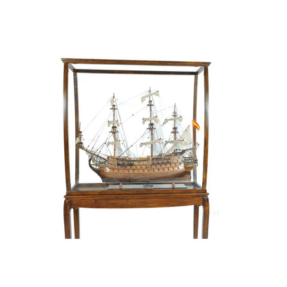 Floor Display Case- Classic Light Brown