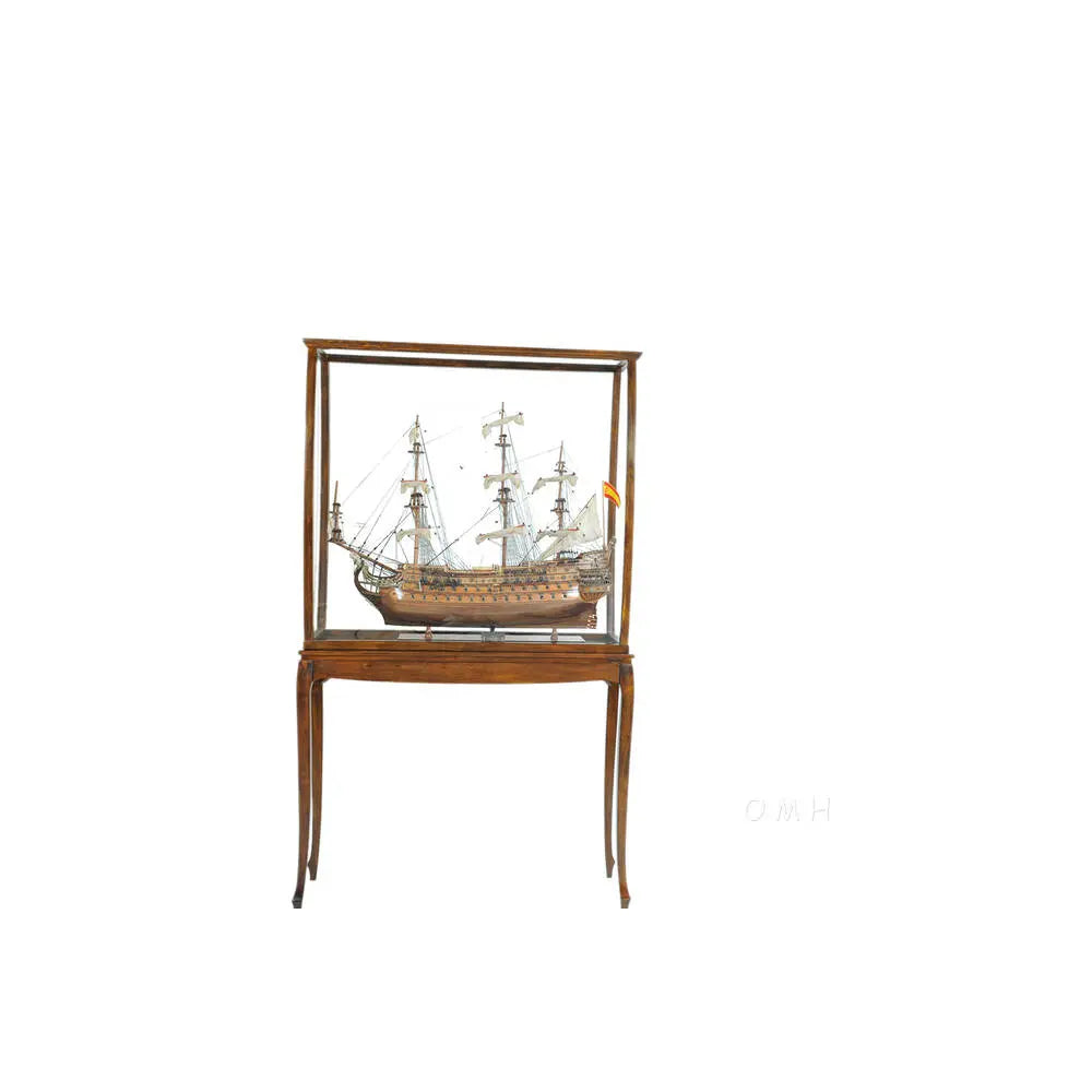 Floor Display Case- Classic Light Brown