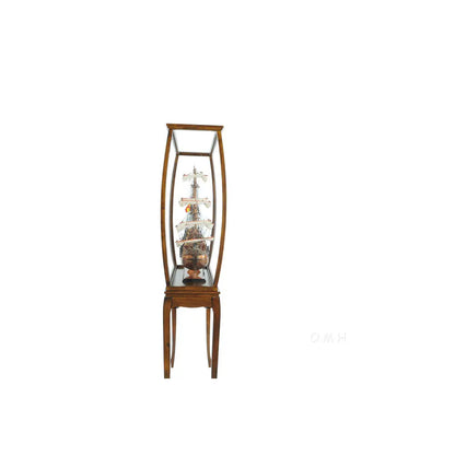 Floor Display Case- Classic Light Brown
