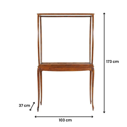Floor Display Case- Classic Light Brown