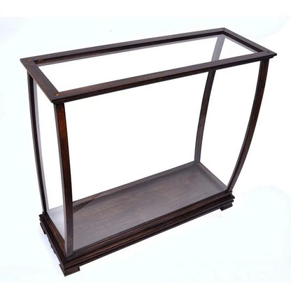 Table Top Display Case Classic Brown
