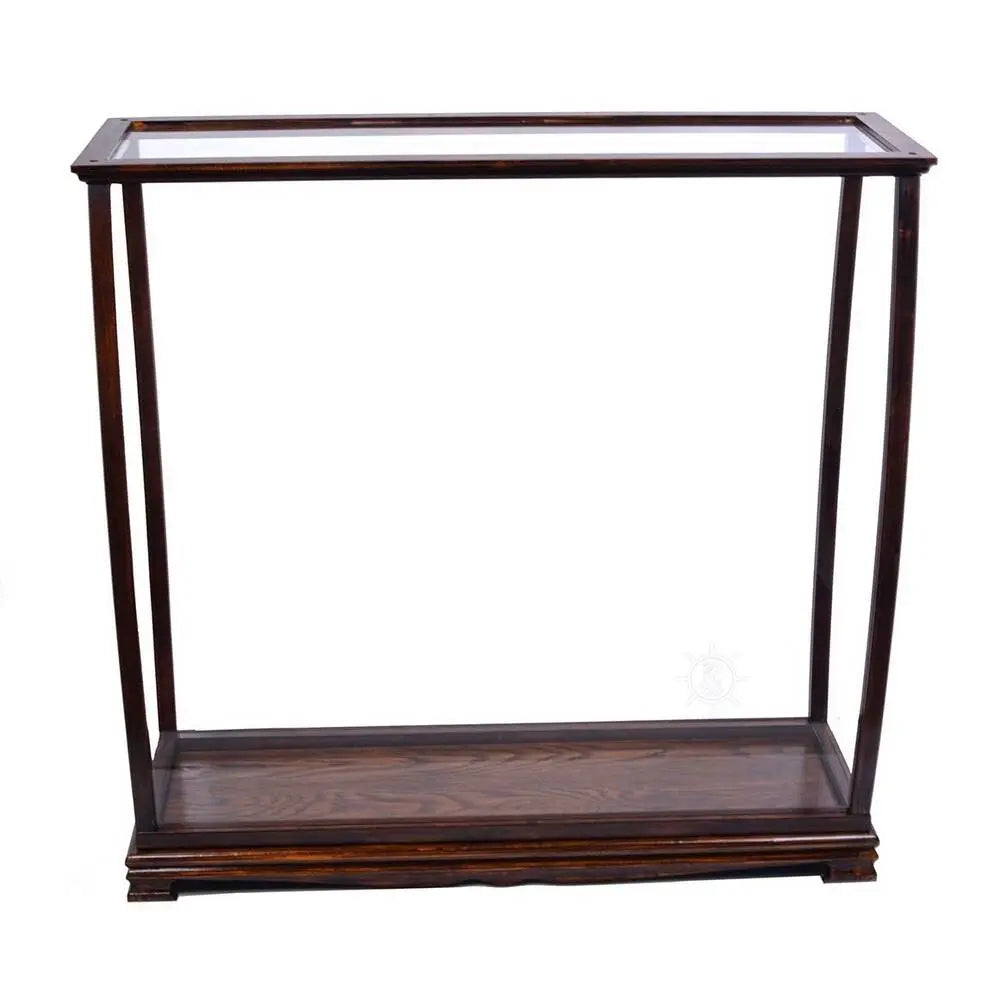 Table Top Display Case Classic Brown