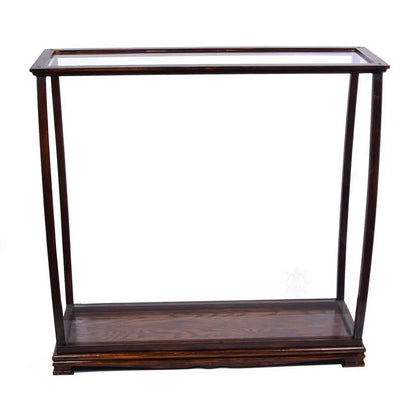 Table Top Display Case Classic Brown