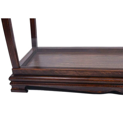 Table Top Display Case Classic Brown