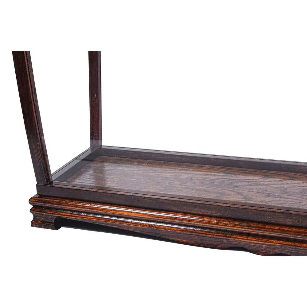Table Top Display Case Classic Brown