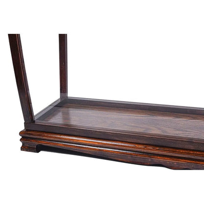 Table Top Display Case Classic Brown
