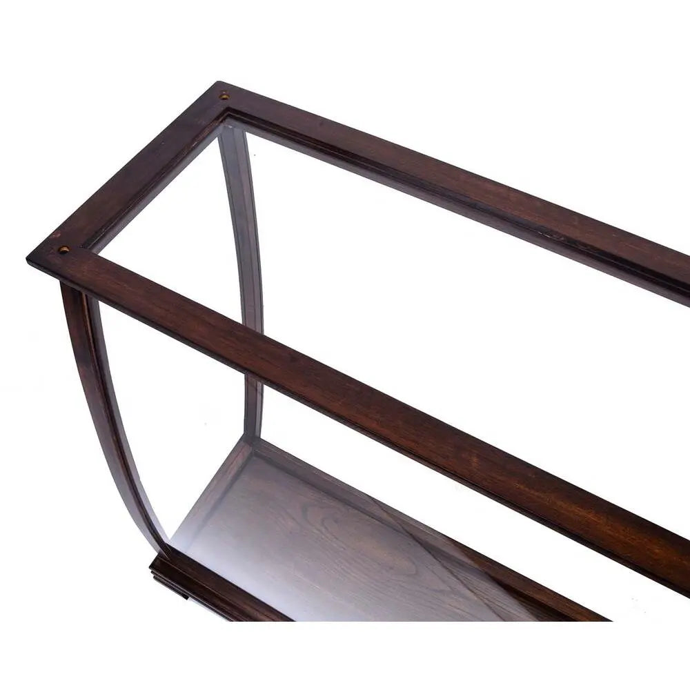 Table Top Display Case Classic Brown