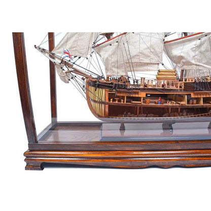 Table Top Display Case Classic Brown