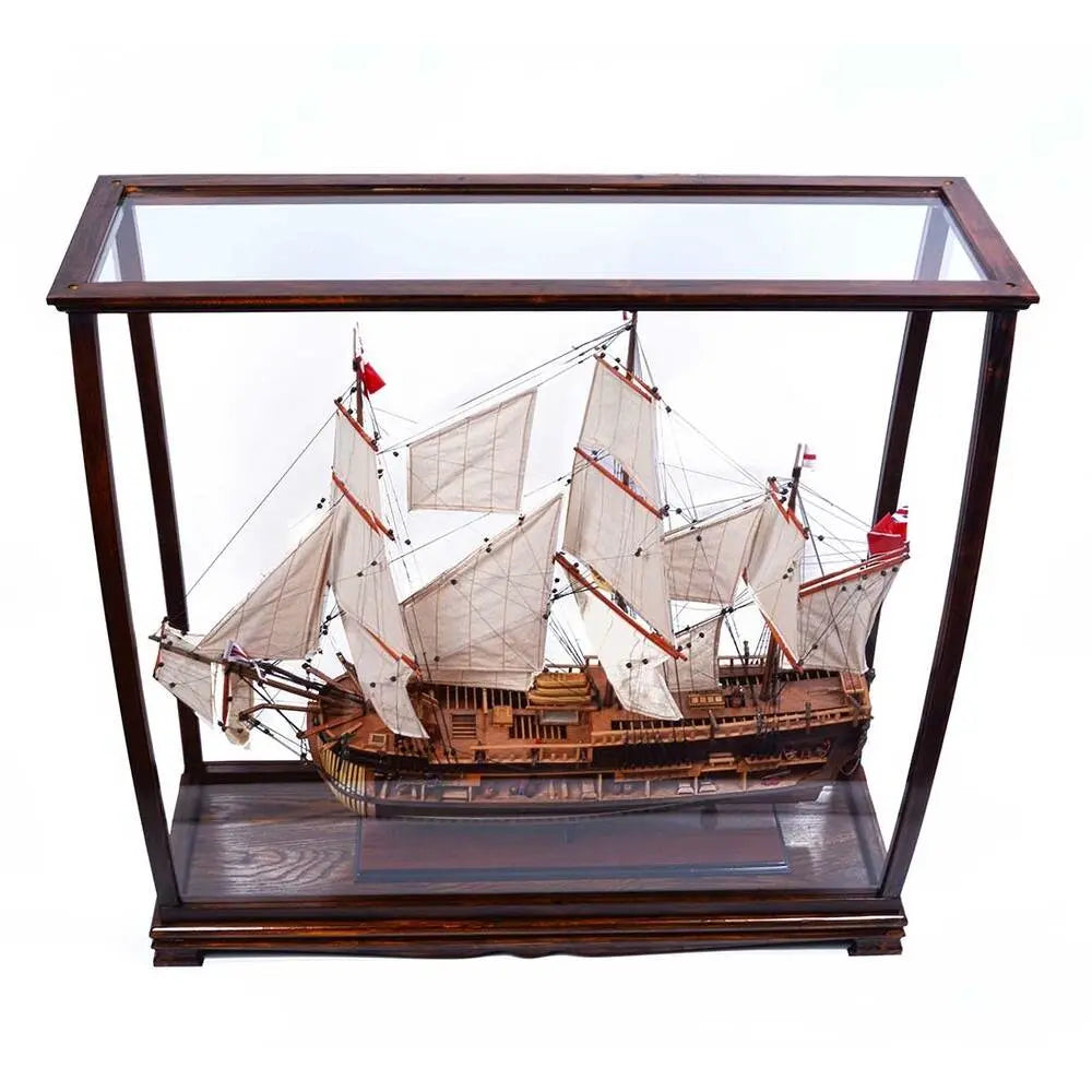 Table Top Display Case Classic Brown