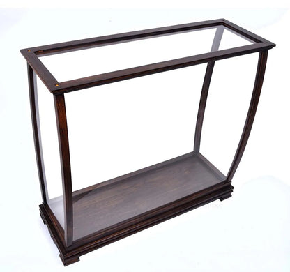 Display Case for Midsize Tall Ship Classic Brown