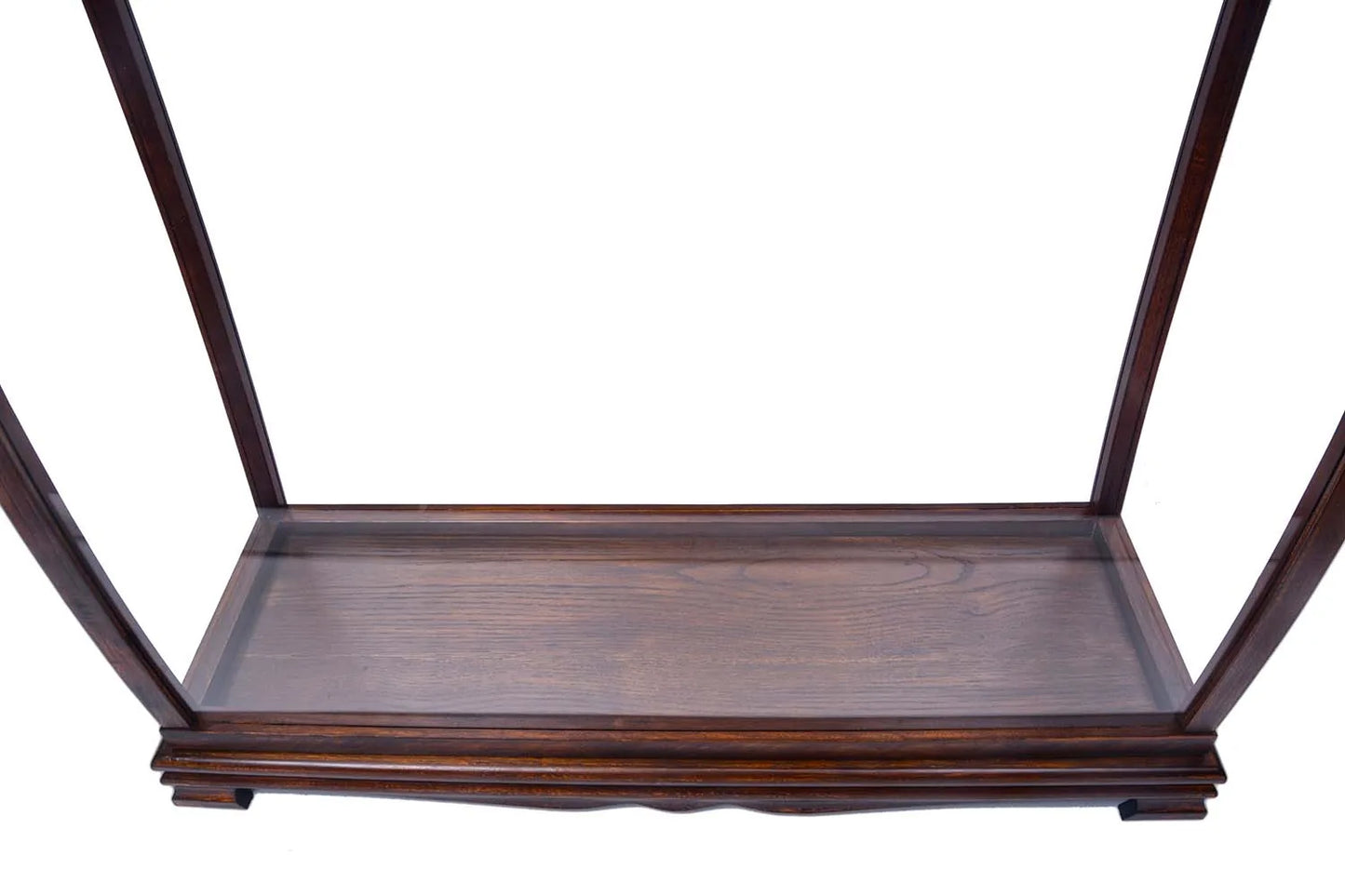 Display Case for Midsize Tall Ship Classic Brown